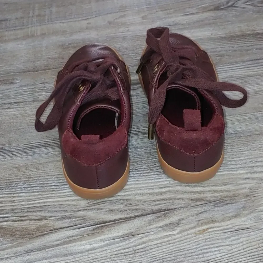 Gymboree maroon boys dress shoes Sz 10 EUC
